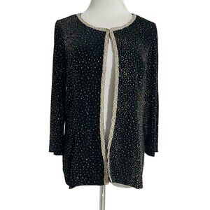 Alex Evenings Medium Top Blouse Wedding Cocktail Party Cover Blazer Kimono
